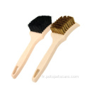 Logo personnalisé Pet Plastic Hair Copper Washing Brush